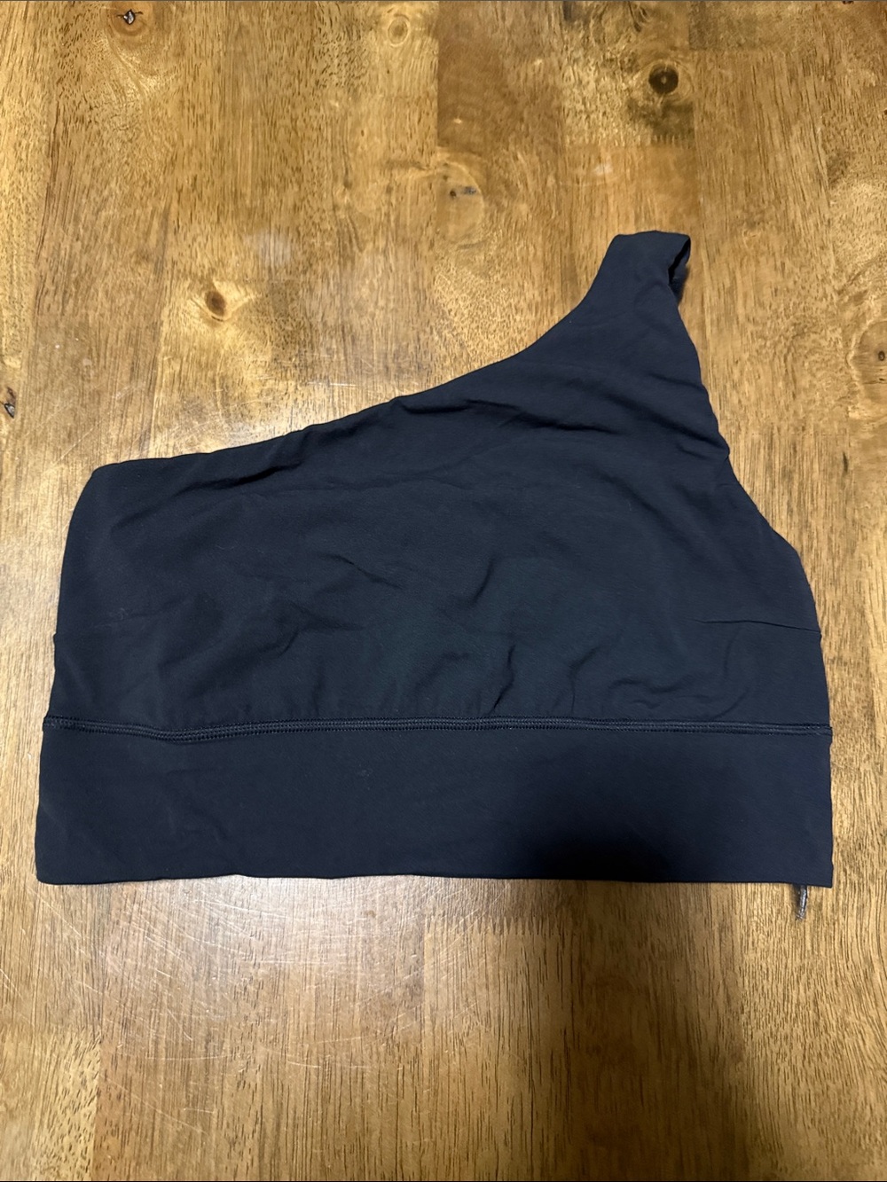 lululemon athletica Black One-Shoulder Athletic Bra